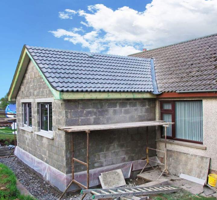 Construction neuve, extension et surélévation de maisons.